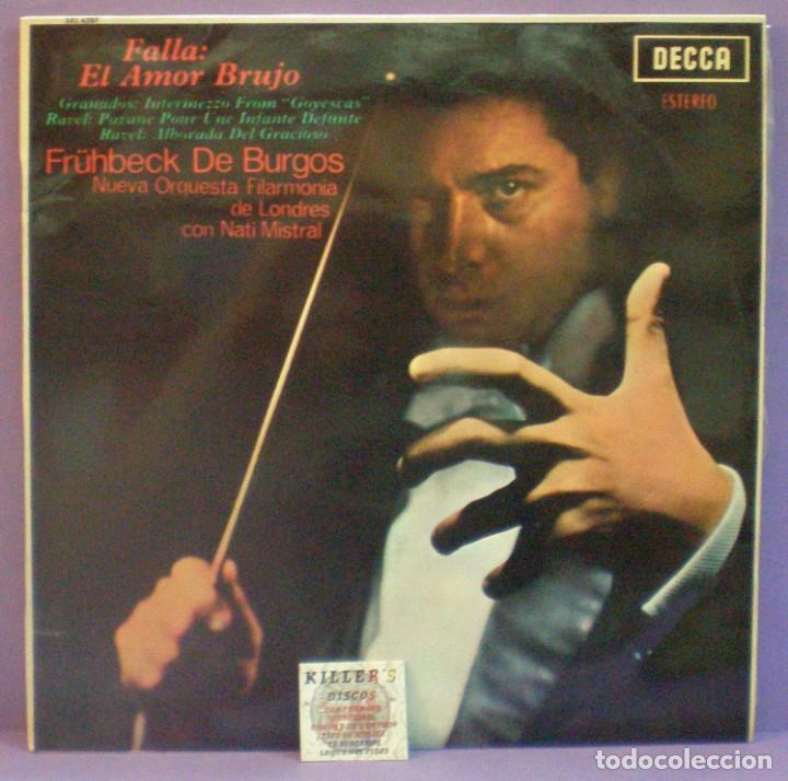 Discos de vinilo: Falla - El amor brujo - Fr&uuml;beck de Burgos - LP - Foto 1