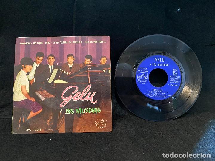 Discos de vinilo: DISCO SINGLE GELU Y LOS MUSTANG 1964 - Foto 1