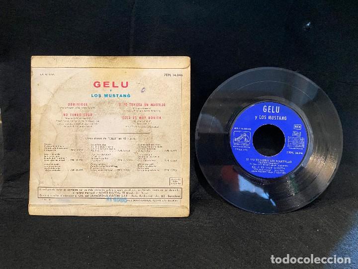 Discos de vinilo: DISCO SINGLE GELU Y LOS MUSTANG 1964 - Foto 2