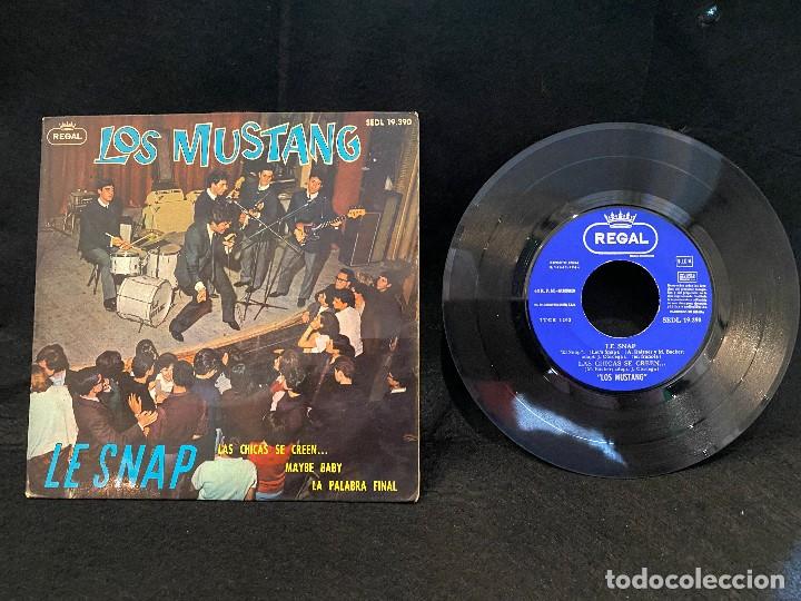 Discos de vinilo: DISCO SINGLE LOS MUSTANG 1964 - Foto 1