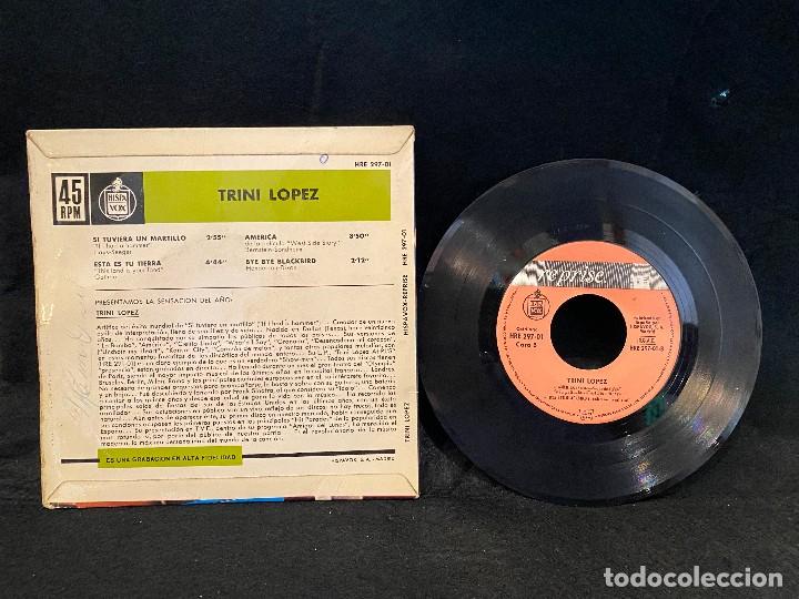 Discos de vinilo: DISCO SINGLE TRINI LOPEZ 1964 - Foto 2