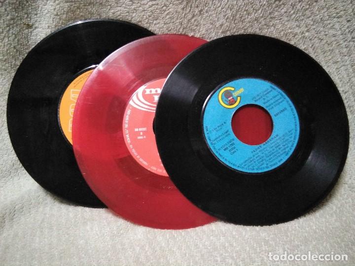 Discos de vinilo: tres discos single infantiles sin funda - Foto 1
