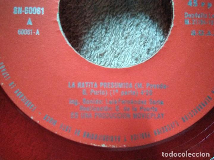 Discos de vinilo: tres discos single infantiles sin funda - Foto 3