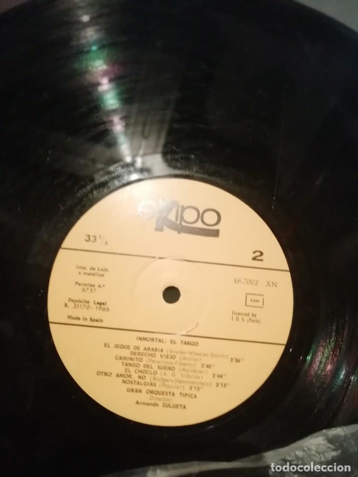 Discos de vinilo: Antiguo disco de Vinilo Inmortal El tango EKIPO - Foto 4
