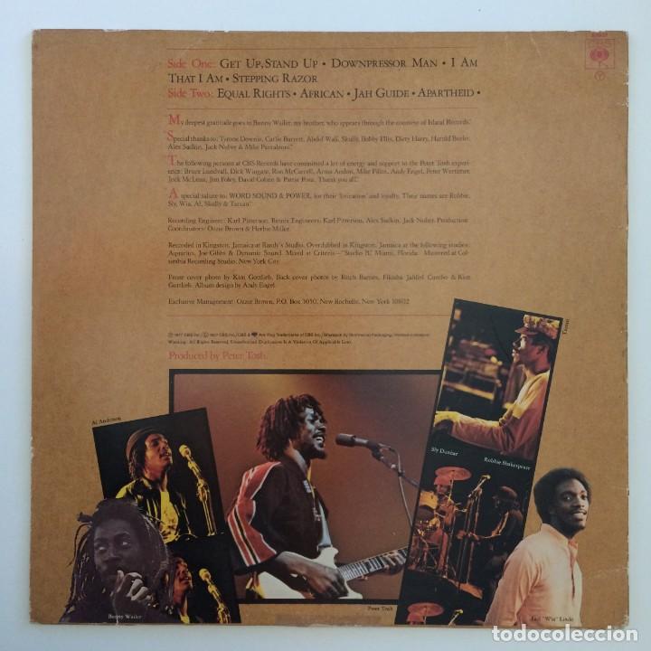Discos de vinilo: Peter Tosh &ndash; Equal Rights, Europe 1977 CBS - Foto 2
