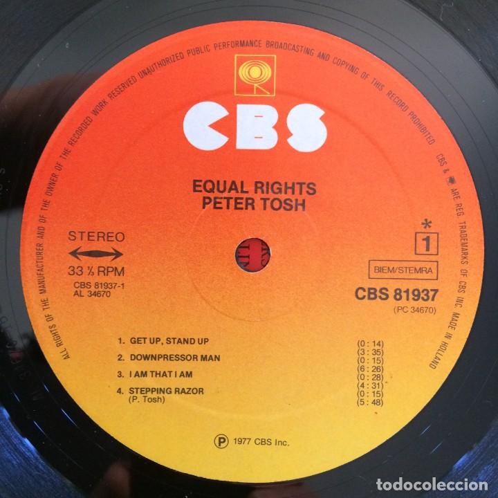 Discos de vinilo: Peter Tosh &ndash; Equal Rights, Europe 1977 CBS - Foto 4