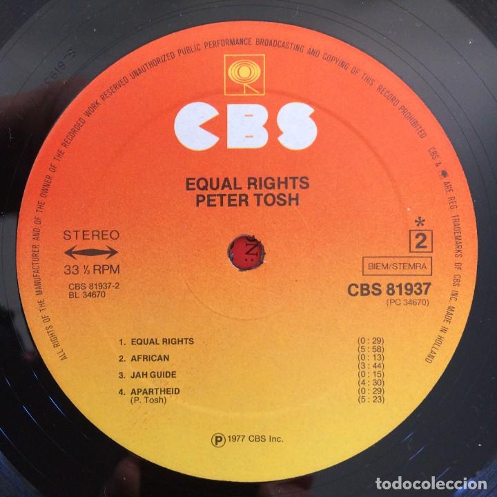 Discos de vinilo: Peter Tosh &ndash; Equal Rights, Europe 1977 CBS - Foto 5