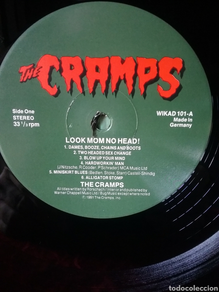 Discos de vinilo: THE CRAMPS Original 1991 .Nuevo - Foto 6