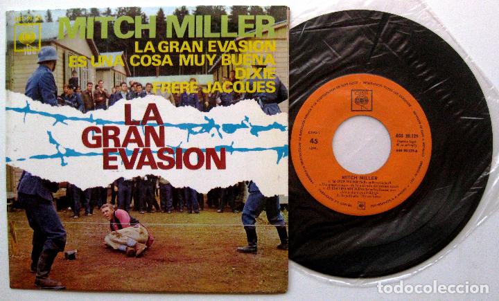 Discos de vinilo: Mitch Miller - La Gran Evasi&oacute;n +3 - EP CBS 1963 BPY - Foto 1
