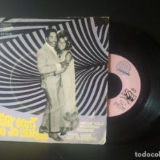Discos de vinilo: PEGGY SCOTT & JO JO BENSON PICKIN WILD MOUNTAIN BERRIES SINGLE SPAIN 1968 PEPETO TOP. Lote 212875352