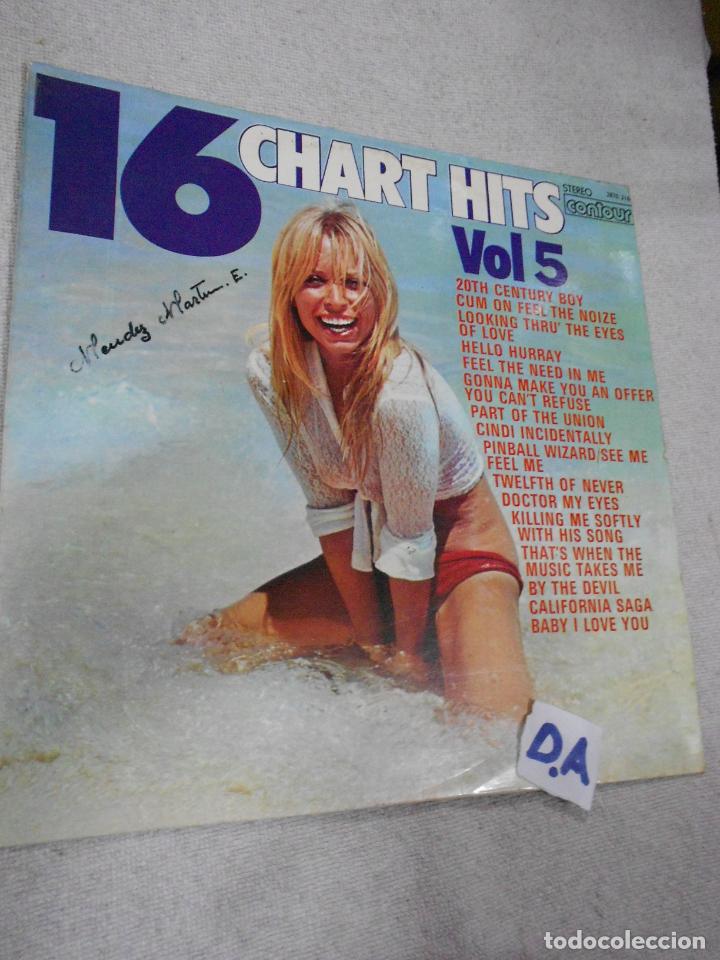 Discos de vinilo: ANTIGUO DISCO VINILO - CHART HITS - Foto 1
