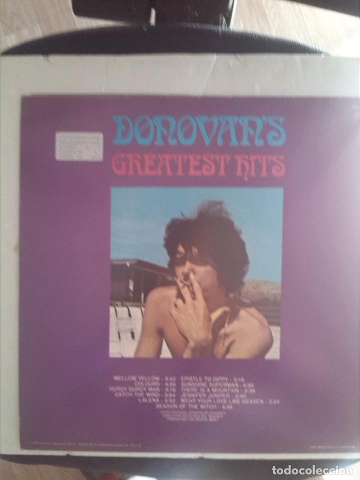 Discos de vinilo: DONOVAN - GREATEST HITS 1983 - Foto 2