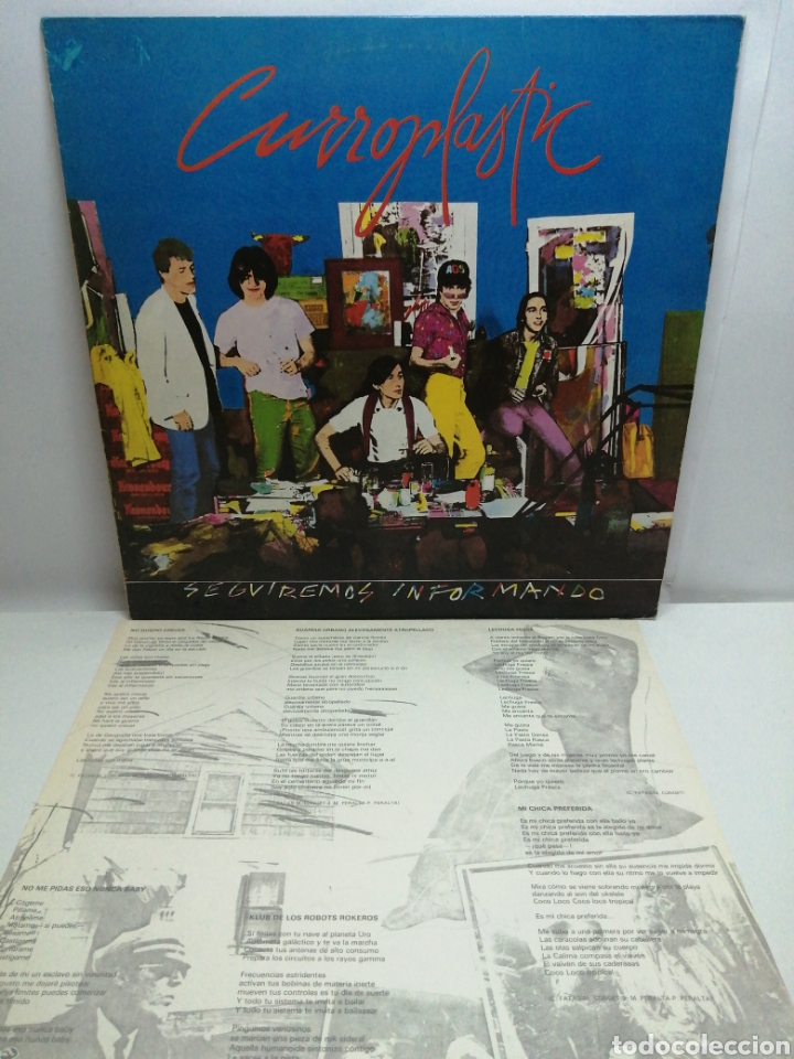 Discos de vinilo: CURROPLASTIC, SEGUIREMOS INFORMANDO (EDIGSA 1981,INSERT) -compra m&iacute;nima 5&euro;- - Foto 1