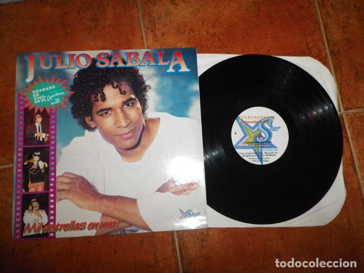 Discos de vinilo: JULIO SABALA Mil estrellas en una GRABACION DE SU ACTUACION DIRECTO COPACABANA MIAMI LP VINILO RARO