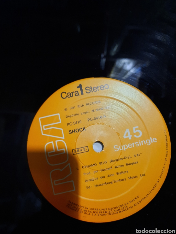 Discos de vinilo: Shock - Dynamo beat - Foto 4