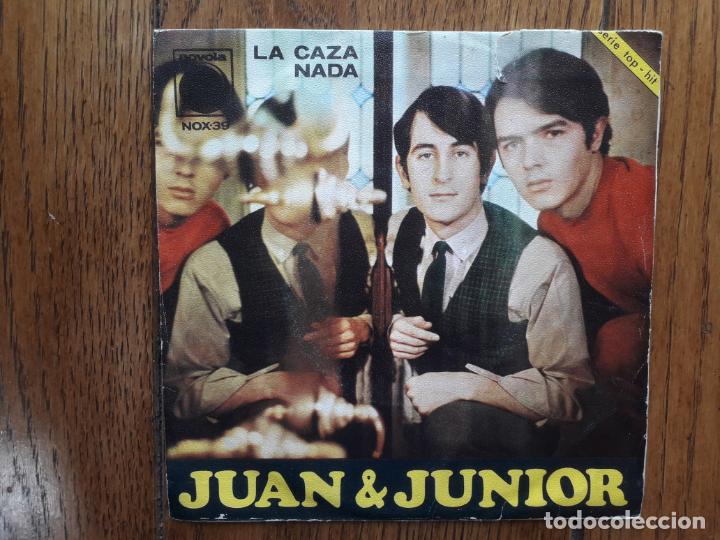 Discos de vinilo: Juan & junior - la caza + nada - Foto 1