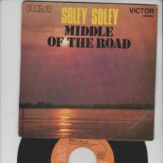 Discos de vinilo: LOTE P-DISCO VINILO SINGLE MIDDLE OF THE ROAD. Lote 212995092