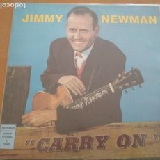 Discos de vinilo: JIMMY NEWMAN CARRY ON LP ROCKABILLY. Lote 213013356