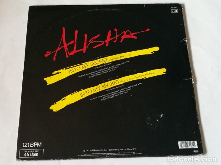 Discos de vinilo: Alisha - Into My Secret - 1987 - Foto 2