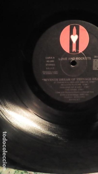 Discos de vinilo: LOVE AND ROCKETS - SEVENTH DREAM ... - Foto 2
