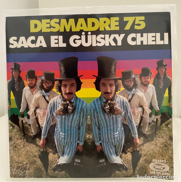 Disques de vinyle: DESMADRE 75-SACA EL G&Uuml;ISKY CHELI/TENGO UNA PENA/SINGLE 1975 MOUVIE PLAY,ESPA&Ntilde;A.
