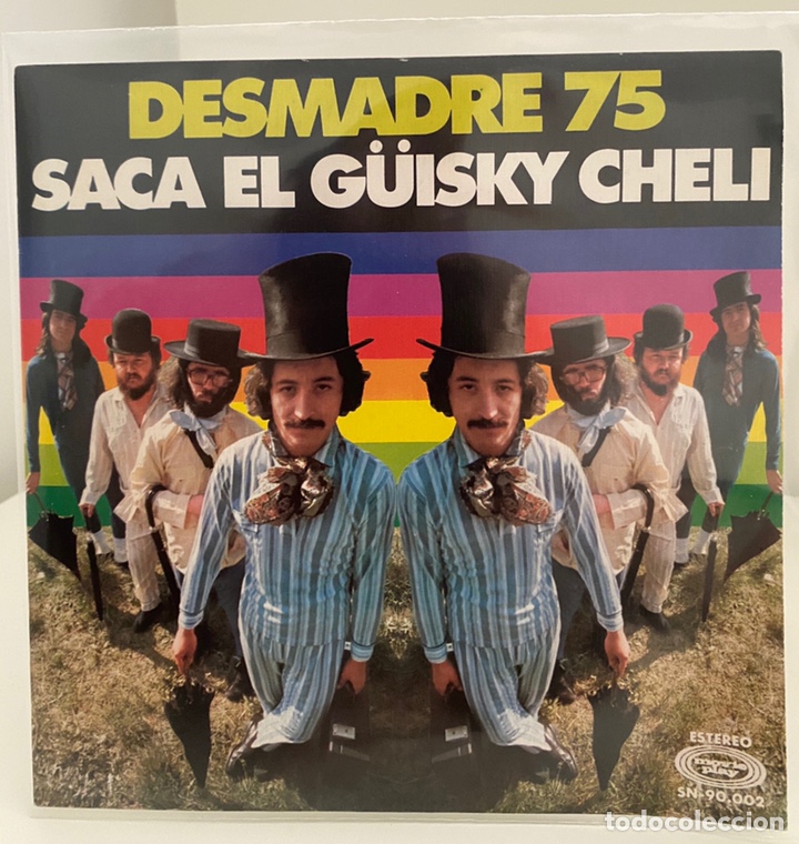 Disques de vinyle: DESMADRE 75-SACA EL G&Uuml;ISKY CHELI/TENGO UNA PENA/SINGLE 1975 MOUVIE PLAY,ESPA&Ntilde;A.