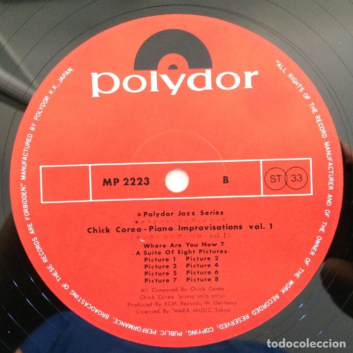 Discos de vinilo: Chick Corea &ndash; Piano Improvisations Vol. 1 Japan POLYDOR - Foto 5