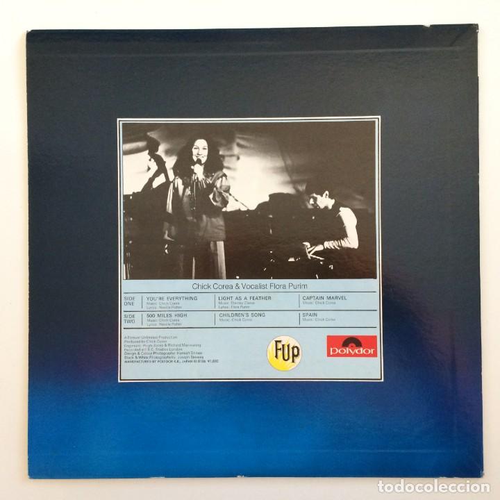 Discos de vinilo: Chick Corea, Return To Forever &ndash; Light As A Feather Japan 1981 POLYDOR* - Foto 2