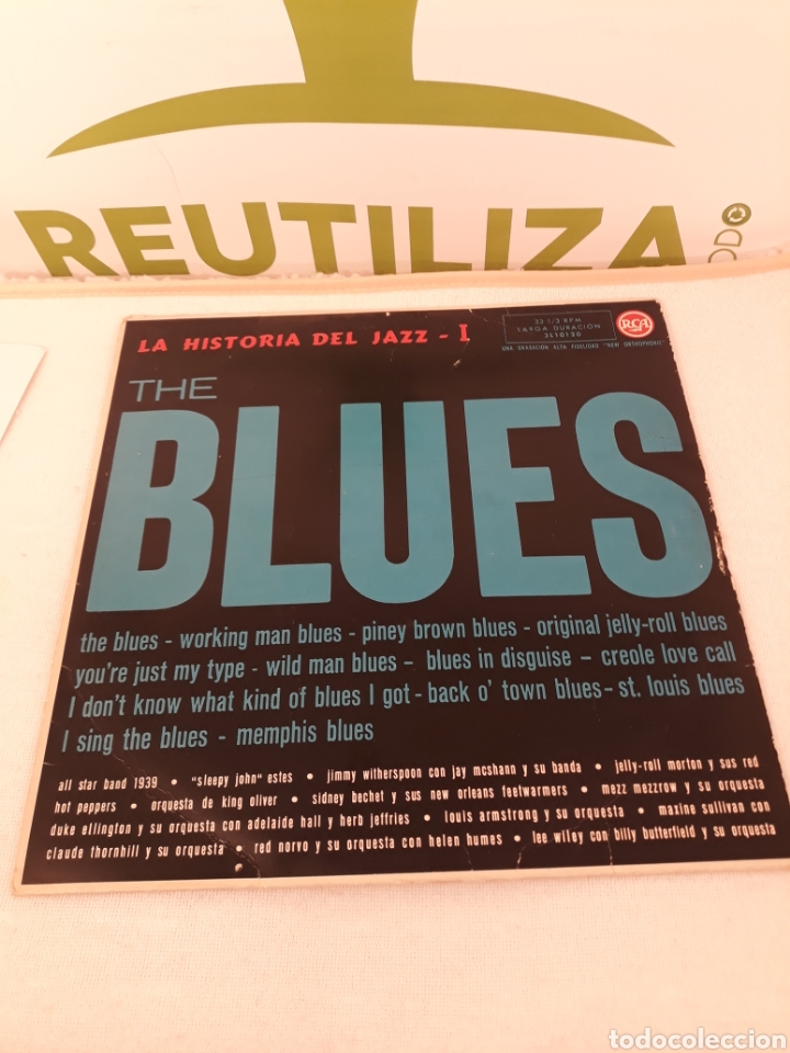 Vinyl-Schallplatten: La historia del jazz.The blues.Lp.