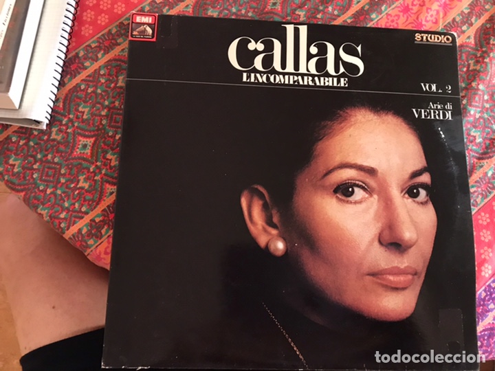 Discos de vinilo: Callas incomparabile. Volumen 2. Di Verdi. Emi. Doble. Dif&iacute;cil