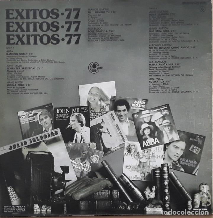 Discos de vinilo: &Eacute;XITOS 77 - Foto 2