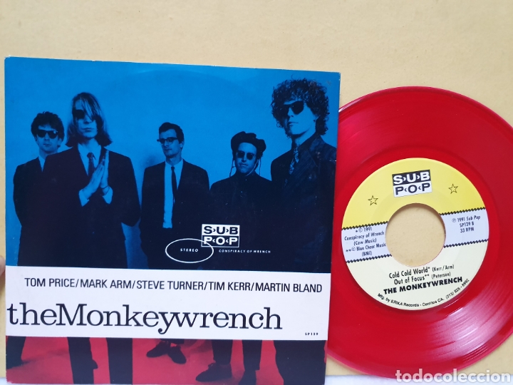 Discos de vinilo: THE MONKEYWRENCH. SUB POP RECORDS. SINGLE 1991. - Foto 1