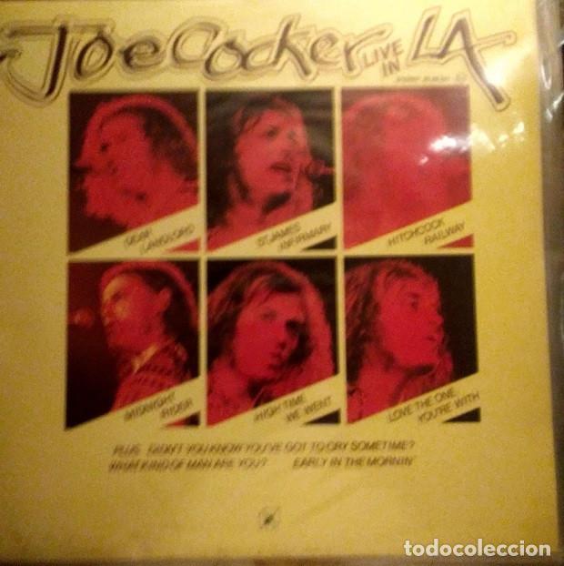Discos de vinilo: Joe Cocker . Live en LA , a&ntilde;o 1977 - Foto 1