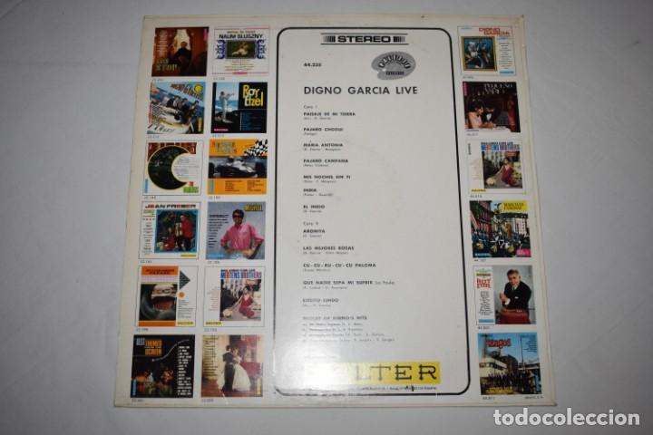 Discos de vinilo: Disco Vinilo LP Digno Garcia Live 1968 - Foto 2
