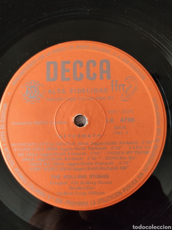Discos de vinilo: Disco vinilo LP THE ROLLING STONES - Foto 5
