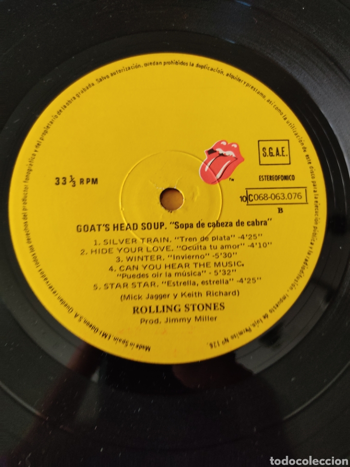 Discos de vinilo: Disco vinilo LP THE ROLLING STONES - Foto 4