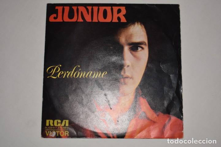 Discos de vinilo: Disco Vinilo Single Junior Perd&oacute;name 1973 - Foto 1