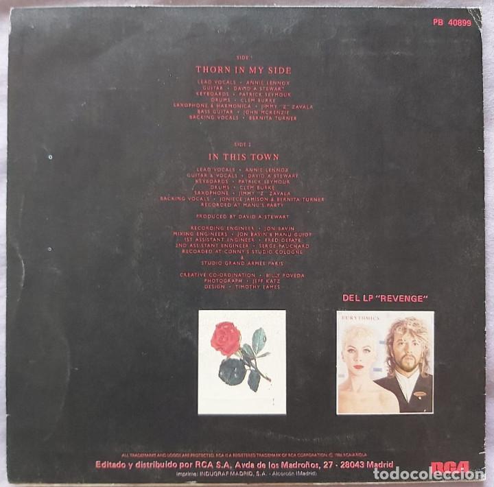 Discos de vinilo: Eurythmics &ndash; Thorn In My Side - SINGLE - Foto 4