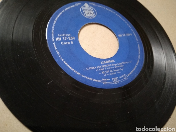 Discos de vinilo: Vinilo KARINA 1963 CON HISPAVOX DILE - Foto 2