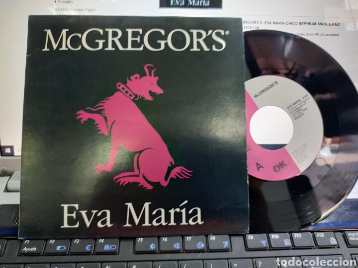 Discos de vinilo: Mcgregors single promocional Eva Mar&iacute;a 1992 - Foto 1