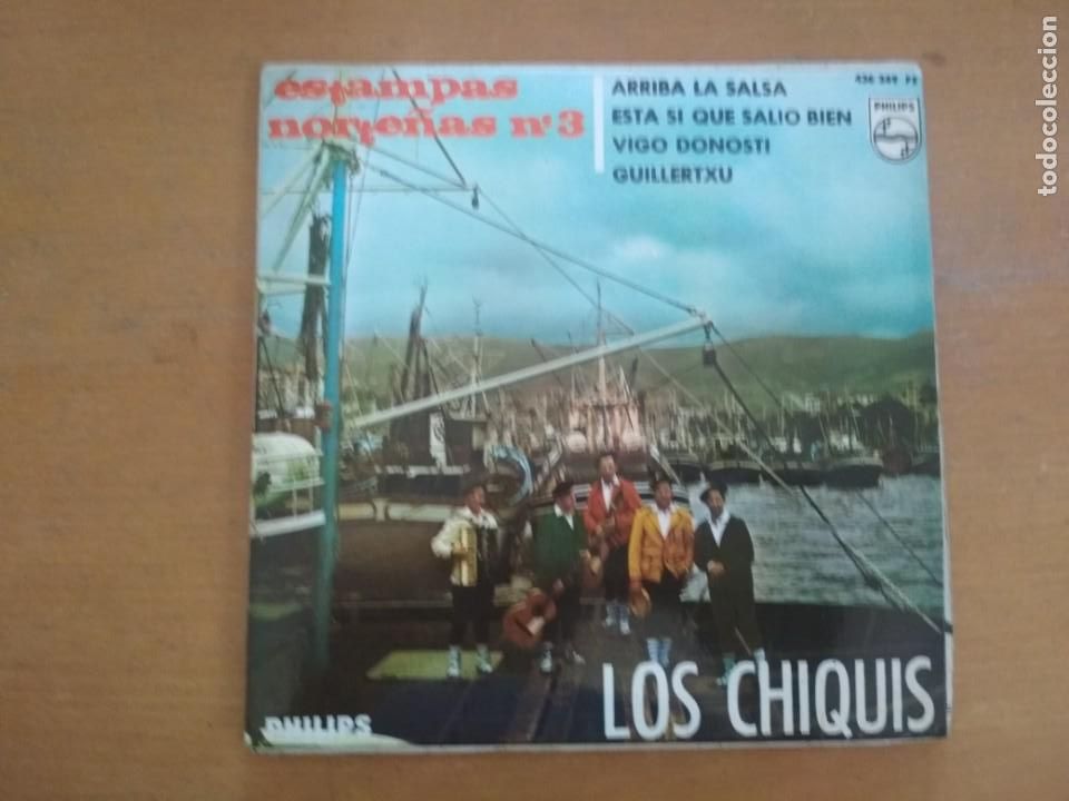 Discos de vinilo: LOS CHIQUIS ARRIBA LA SALSA + 3 EP - Foto 1