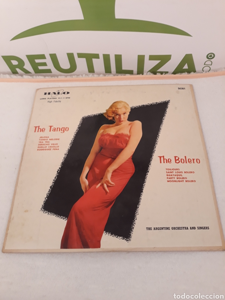 Disques de vinyle: The tango.the bolero.The argentine orchestra and singers.