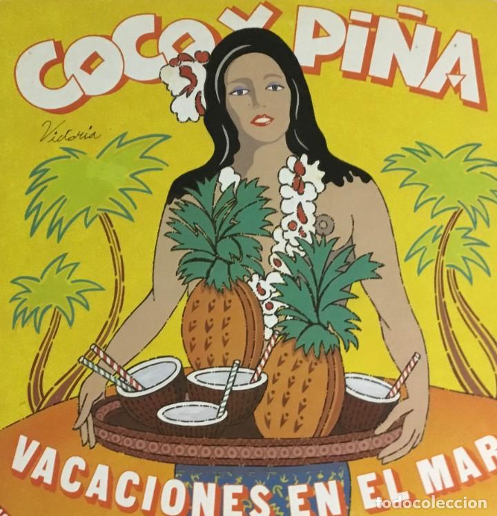 Discos de vinilo: COCO Y PI&Ntilde;A - VACACIONES EN EL MAR - Foto 1