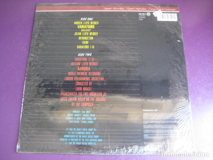 Discos de vinilo: Andrew Lloyd Webber, Julian Lloyd Webber, William Lloyd Webber, Lorin Maazel &lrm;&ndash; Variations / Aurora - Foto 2