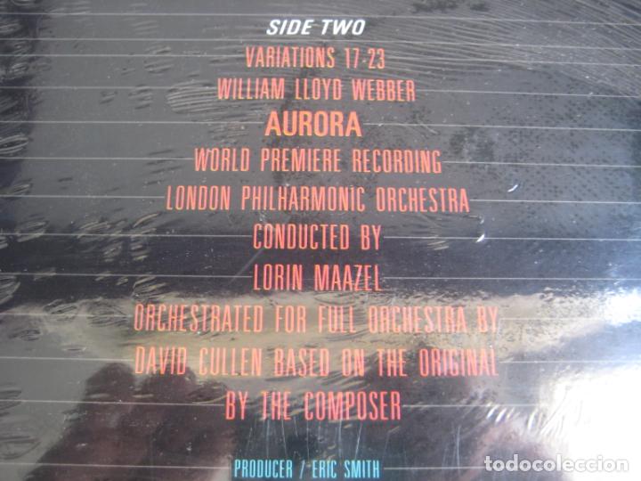 Discos de vinilo: Andrew Lloyd Webber, Julian Lloyd Webber, William Lloyd Webber, Lorin Maazel &lrm;&ndash; Variations / Aurora - Foto 4