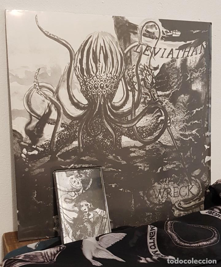 Discos de vinilo: Pack vinilo y Casete - Wreck, &rdquo;Leviathan&rdquo; + split con Temple Steps - Foto 1
