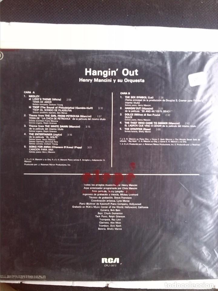 Discos de vinilo: HENRY MANCINI - HANGING OUT 1975 - Foto 2
