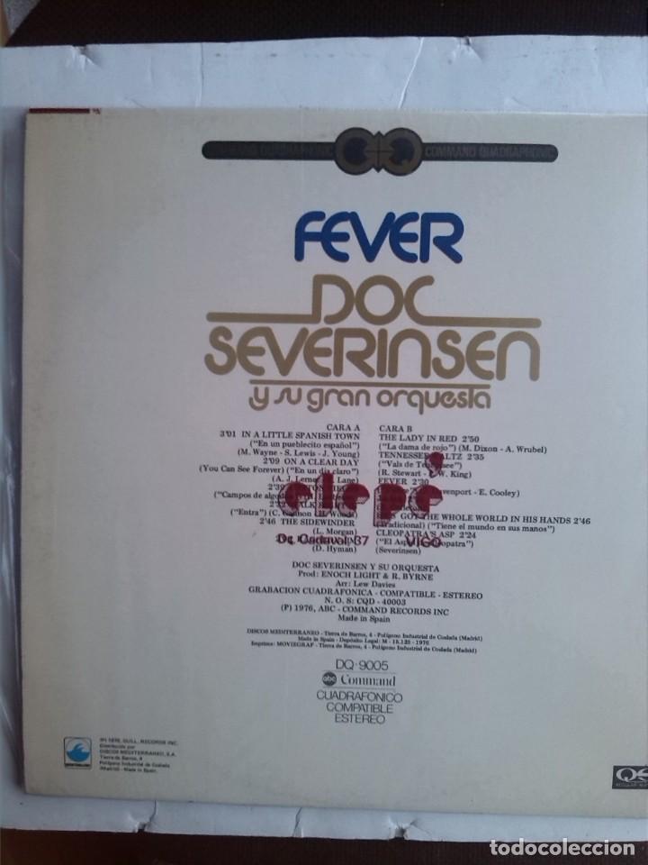 Discos de vinilo: DOC SEVERINSEN Y ORCH - FEVER 1976 GATEFOLD - Foto 2