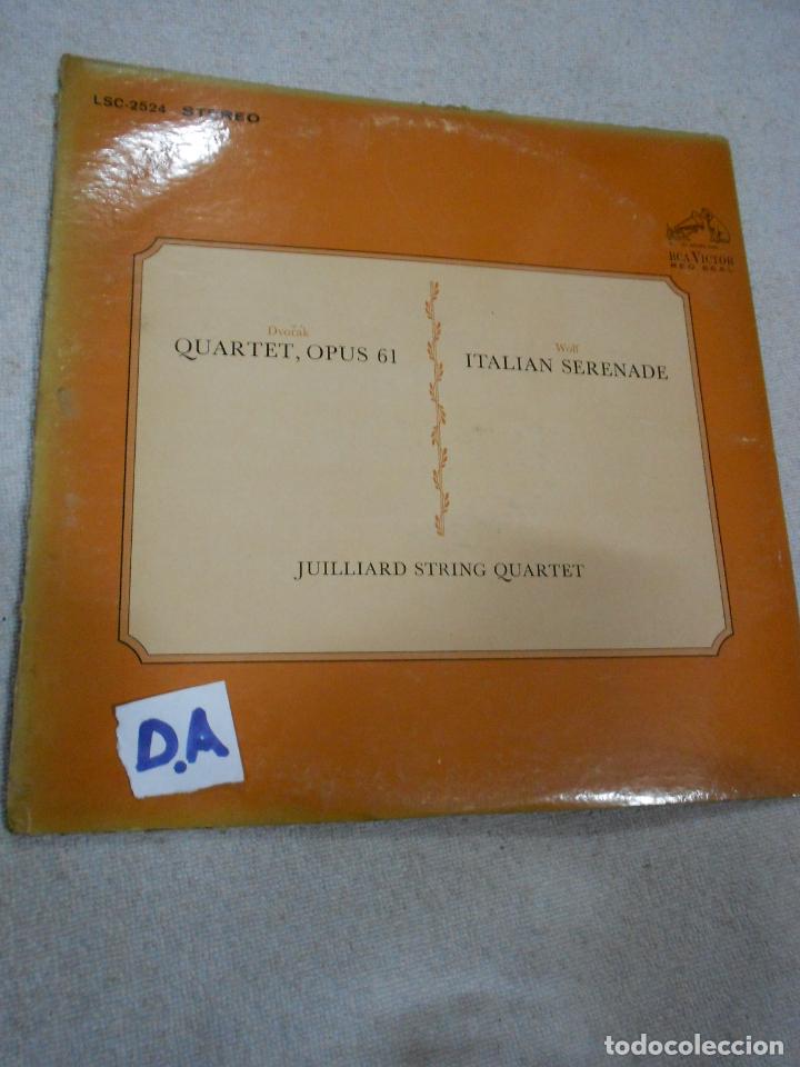 Discos de vinilo: ANTIGUO DISCO LP VINILO - JUILLIARD STRING QUARTET - Foto 1