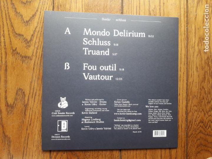 Discos de vinilo: Bunkr - schluss - Foto 2